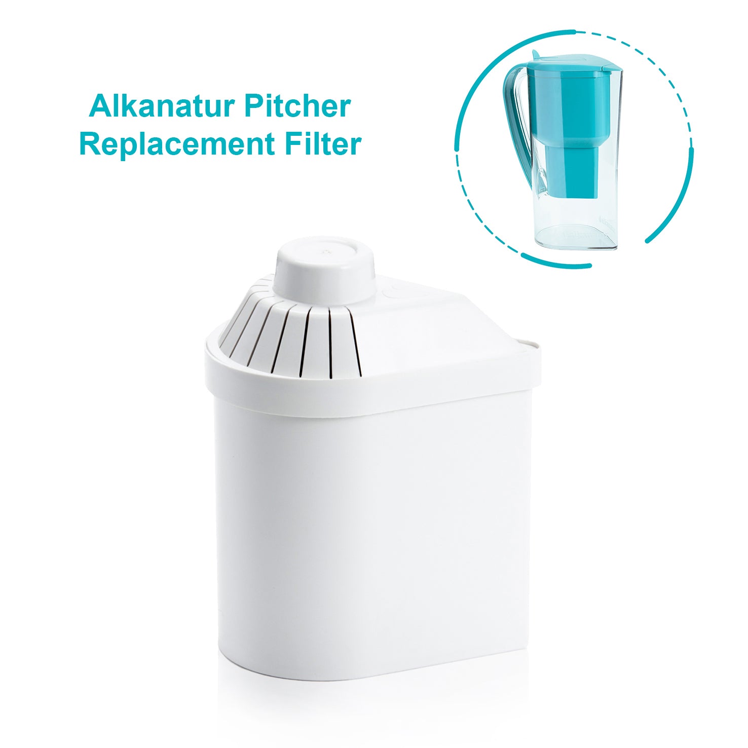 Alkanatur Drops Filter Pack Of 3 Replacements For Pitcher Jug